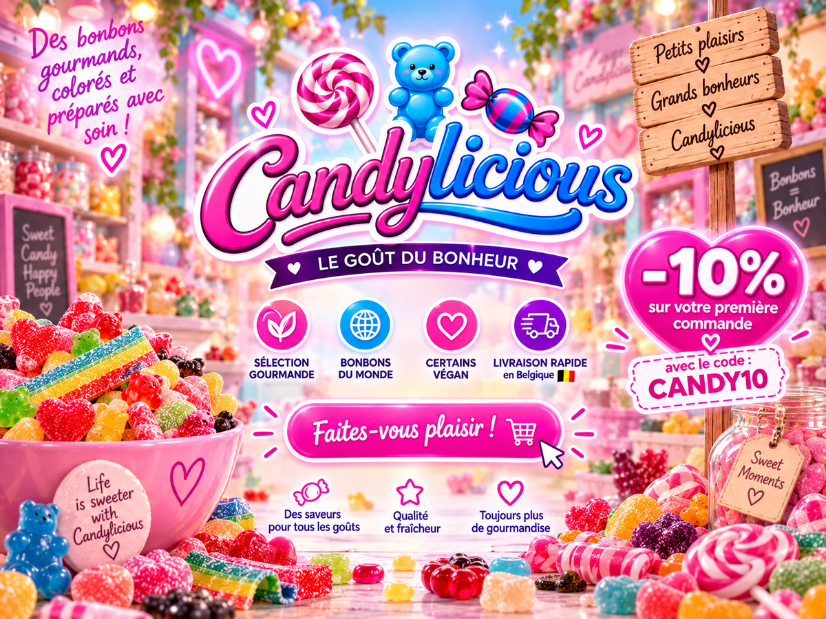 -10% sur ta première commande ! 🍬