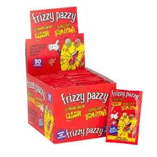 Frizzy Pazzy Fraise Chewing Gum (1x)
