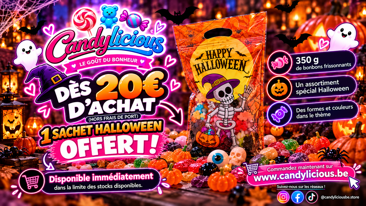 Ton Mix Halloween 350 g OFFERT ! 🎃